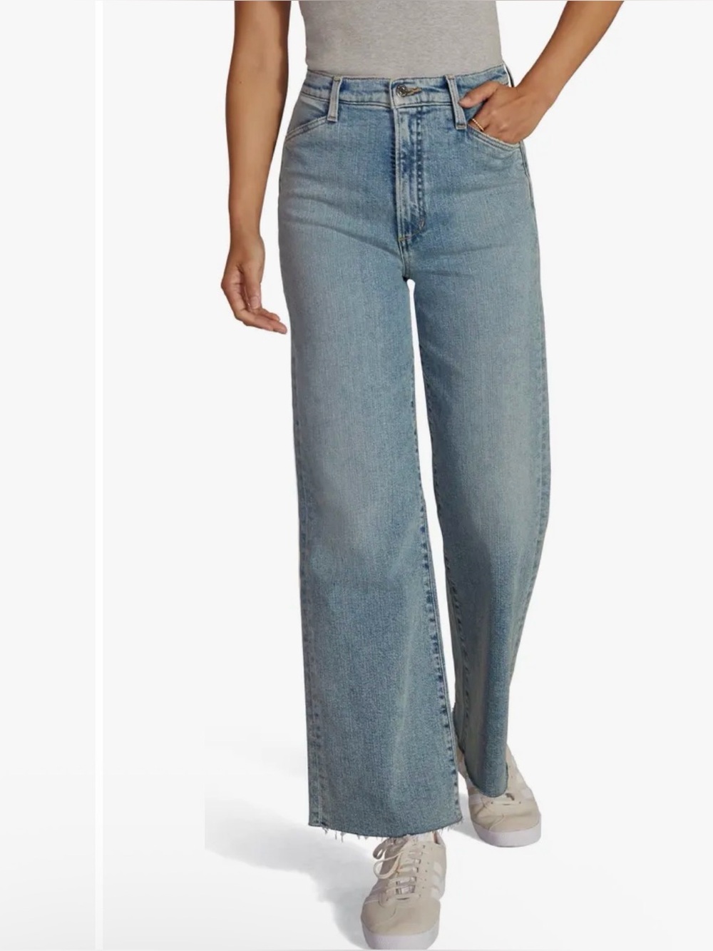 FAVORITE DAUGHTER sz 26 mischa super high rise wide leg jeans in mounterey - Picture 4 of 14